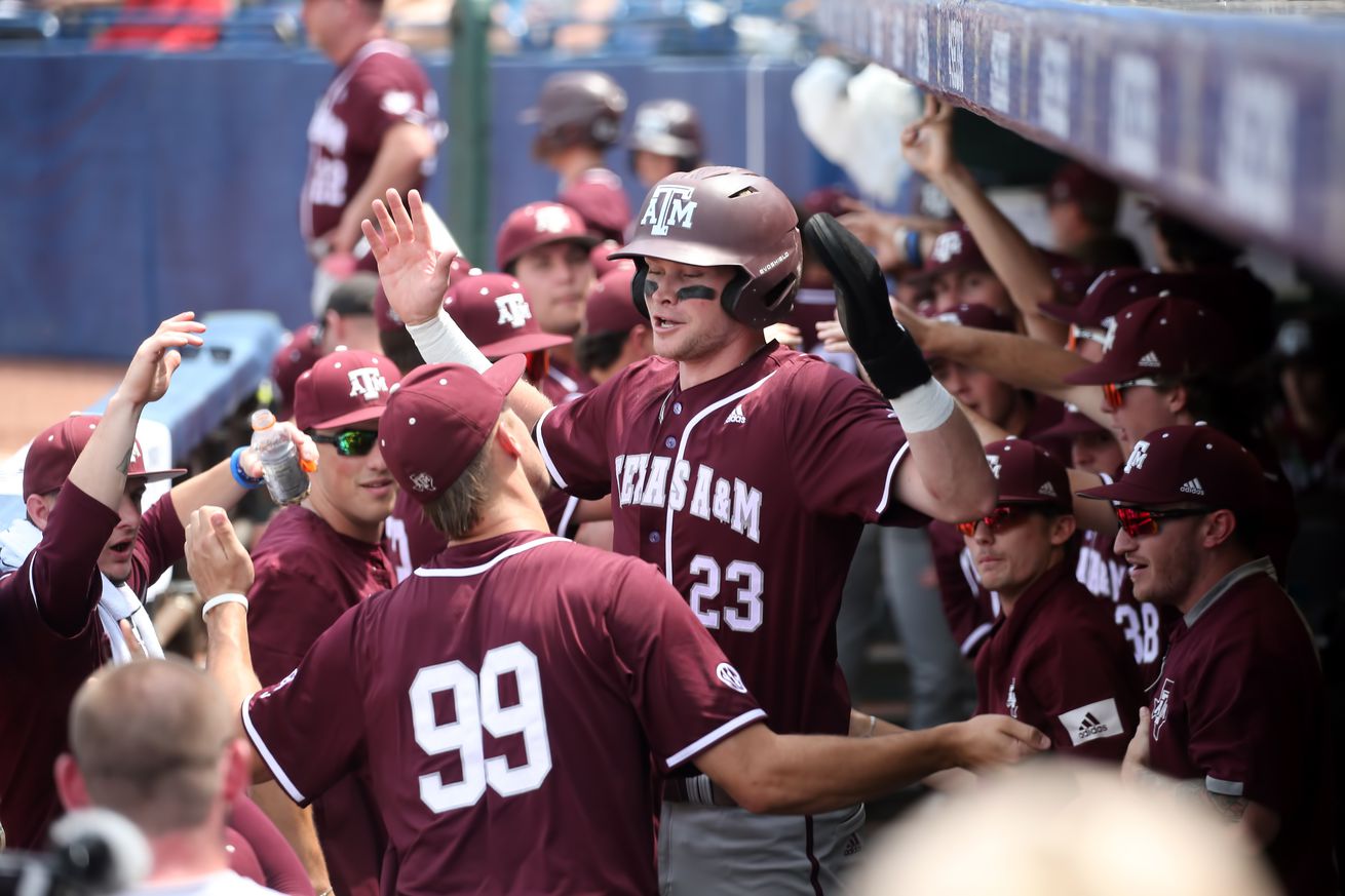 COLLEGE BASEBALL: MAY 24 SEC Baseball Tournament - Arkansas vs Texas A&M