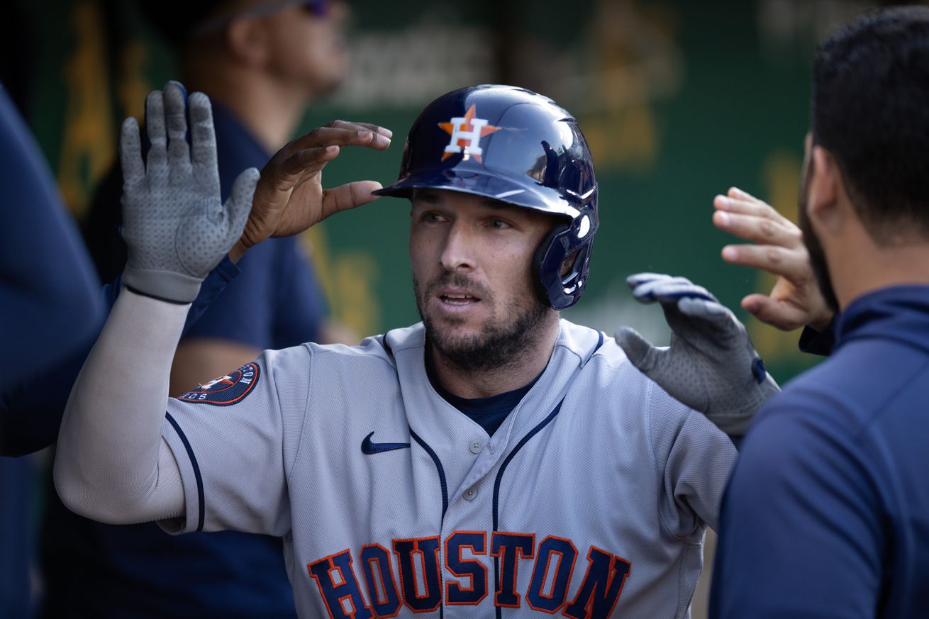 MLB: Houston Astros at Oakland Athletics