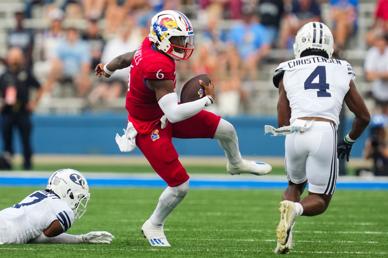 NCAA Football: Brigham Young at Kansas