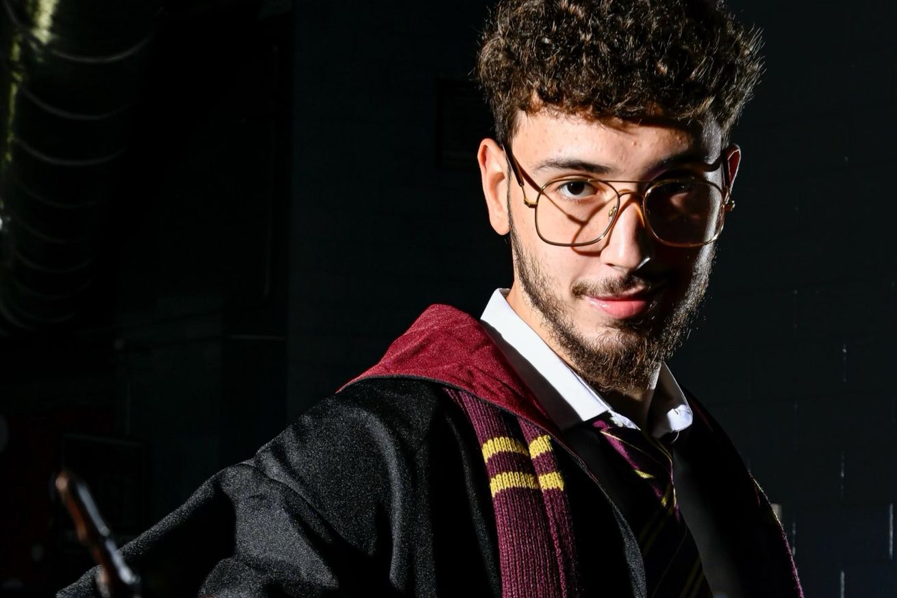 Alperen Sengun Dressed as Harry Potter