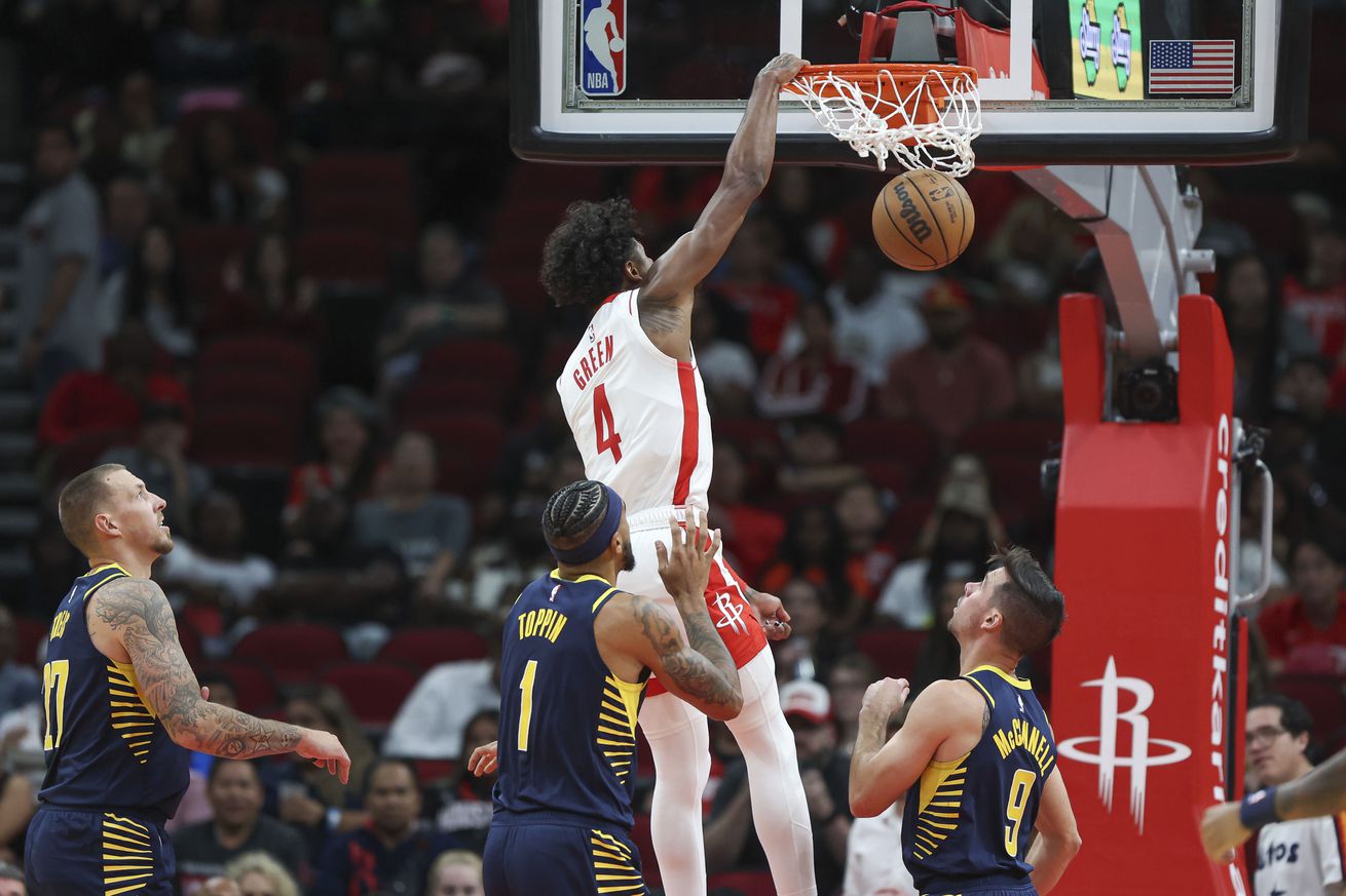 NBA: Preseason-Indiana Pacers at Houston Rockets