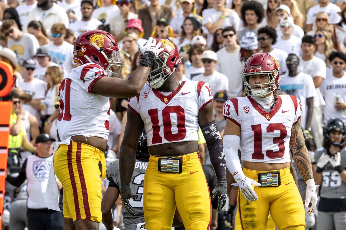 USC vs Colorado in Boulder, CO.