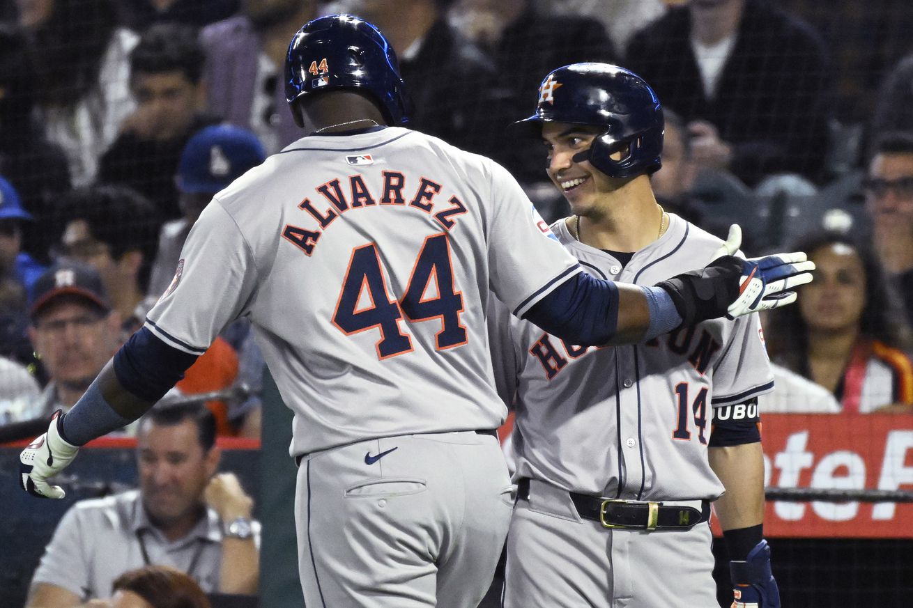 Houston Astros v Los Angeles Angels