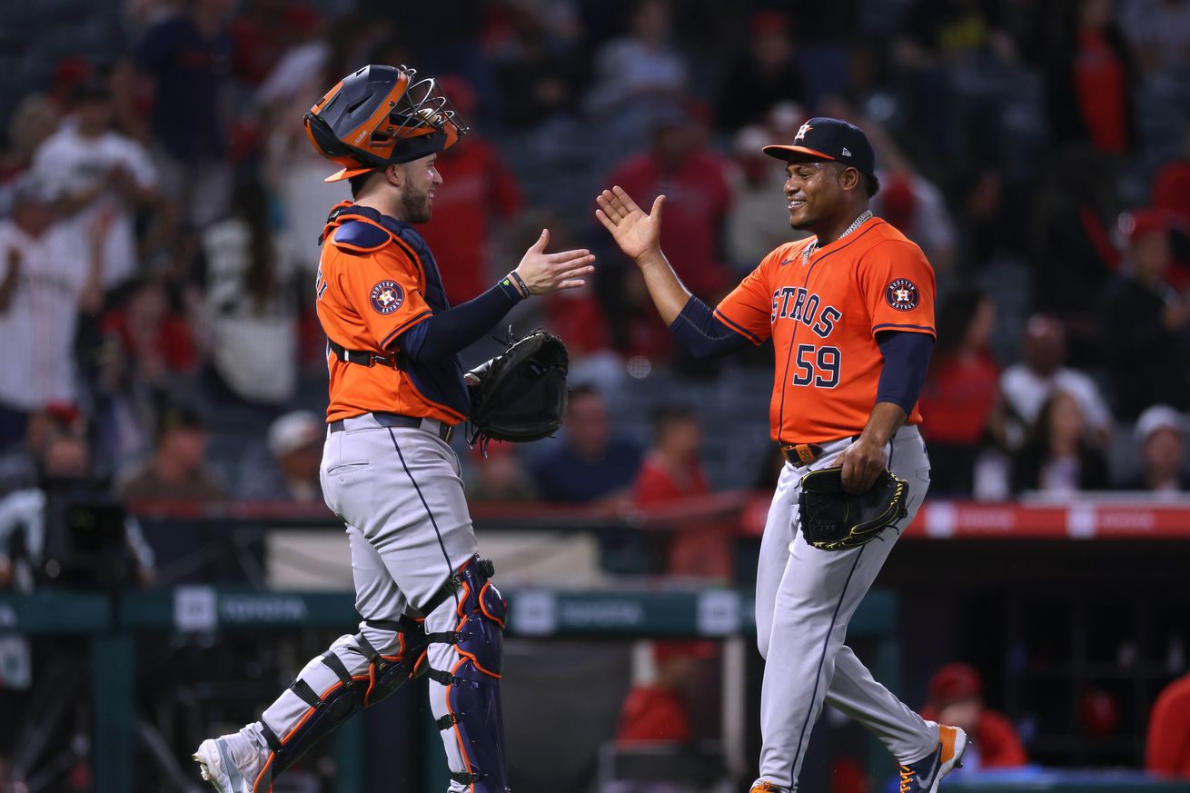 Houston Astros v Los Angeles Angels