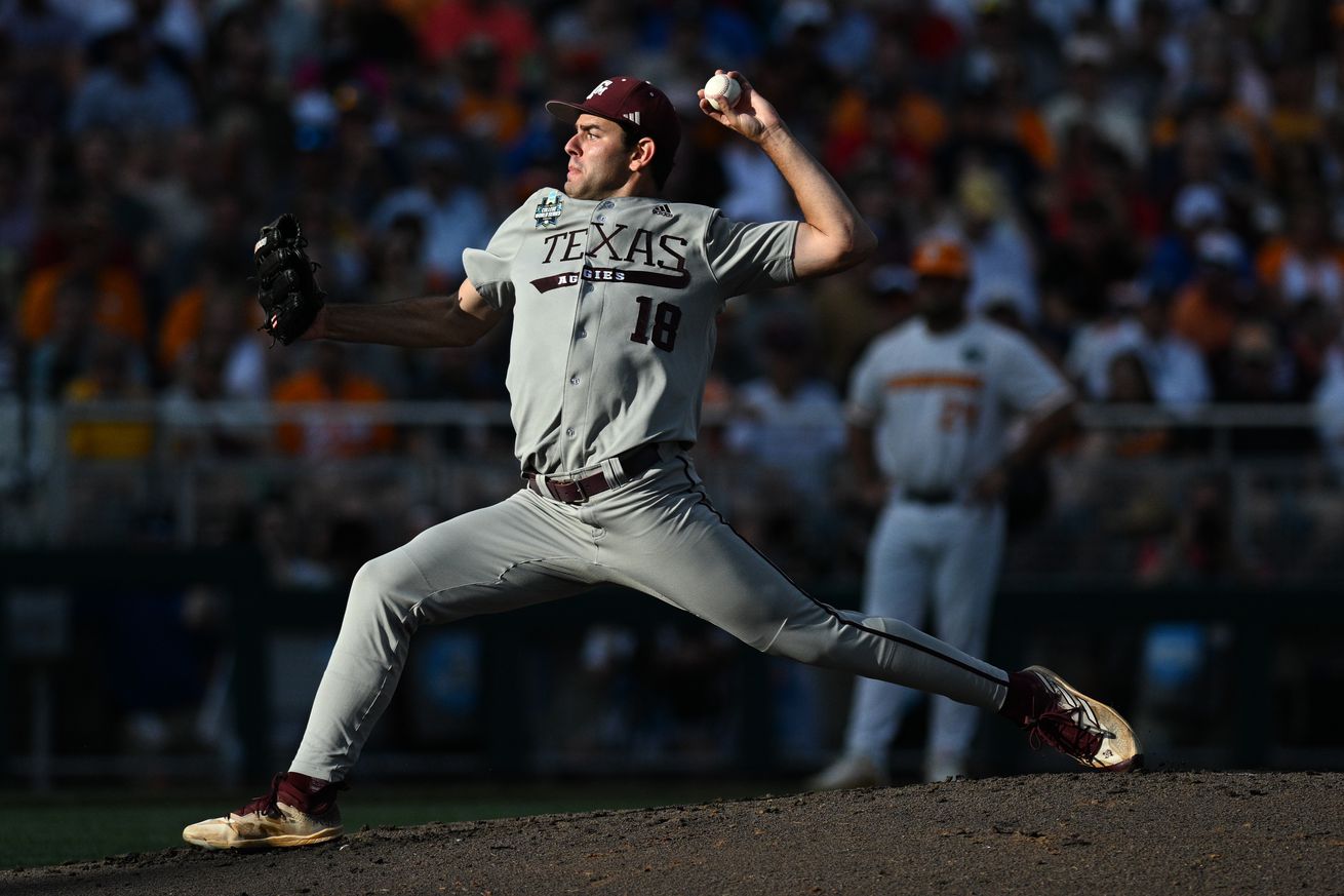 NCAA Baseball: College World Series-Tennessee v Texas A&M