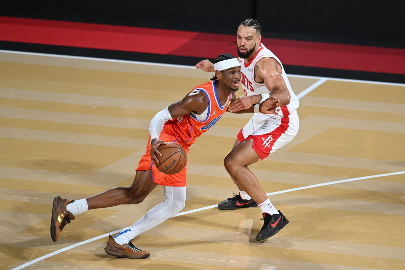 NBA: Emirates NBA Cup-Houston Rockets at Oklahoma City Thunder