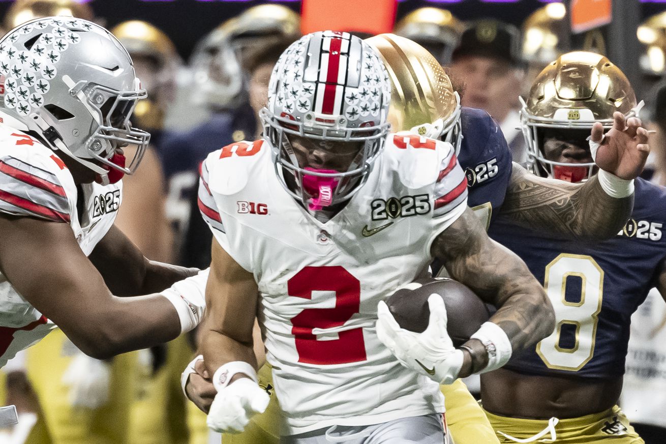 2025 CFP National Championship Presented by AT&T- Ohio State v Notre Dame