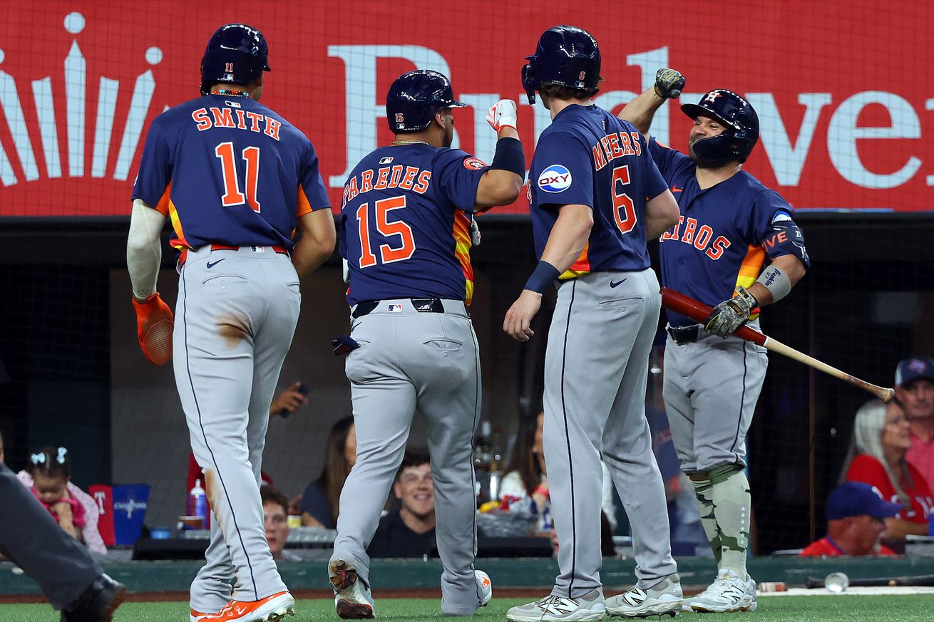 Houston Astros v Texas Rangers