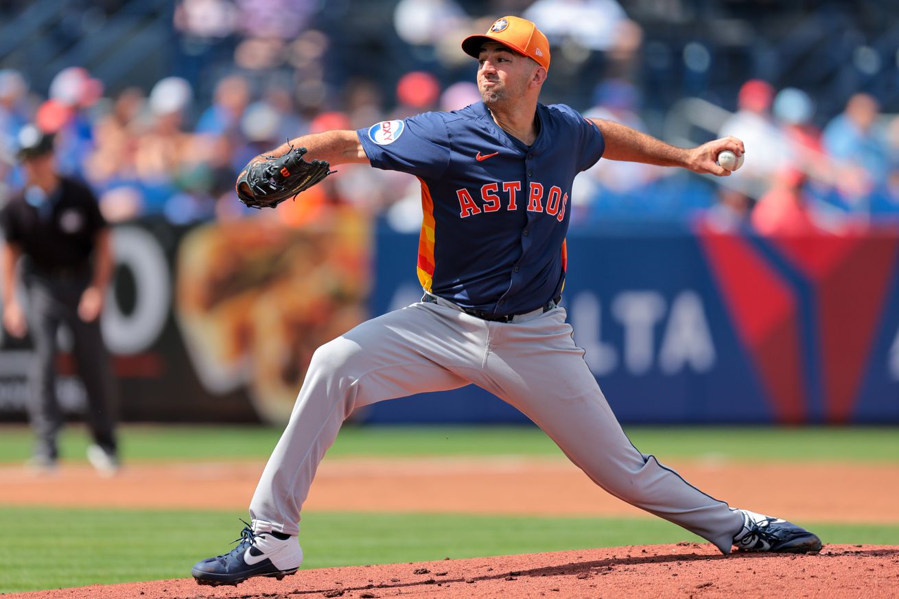 MLB: Spring Training-Houston Astros at New York Mets