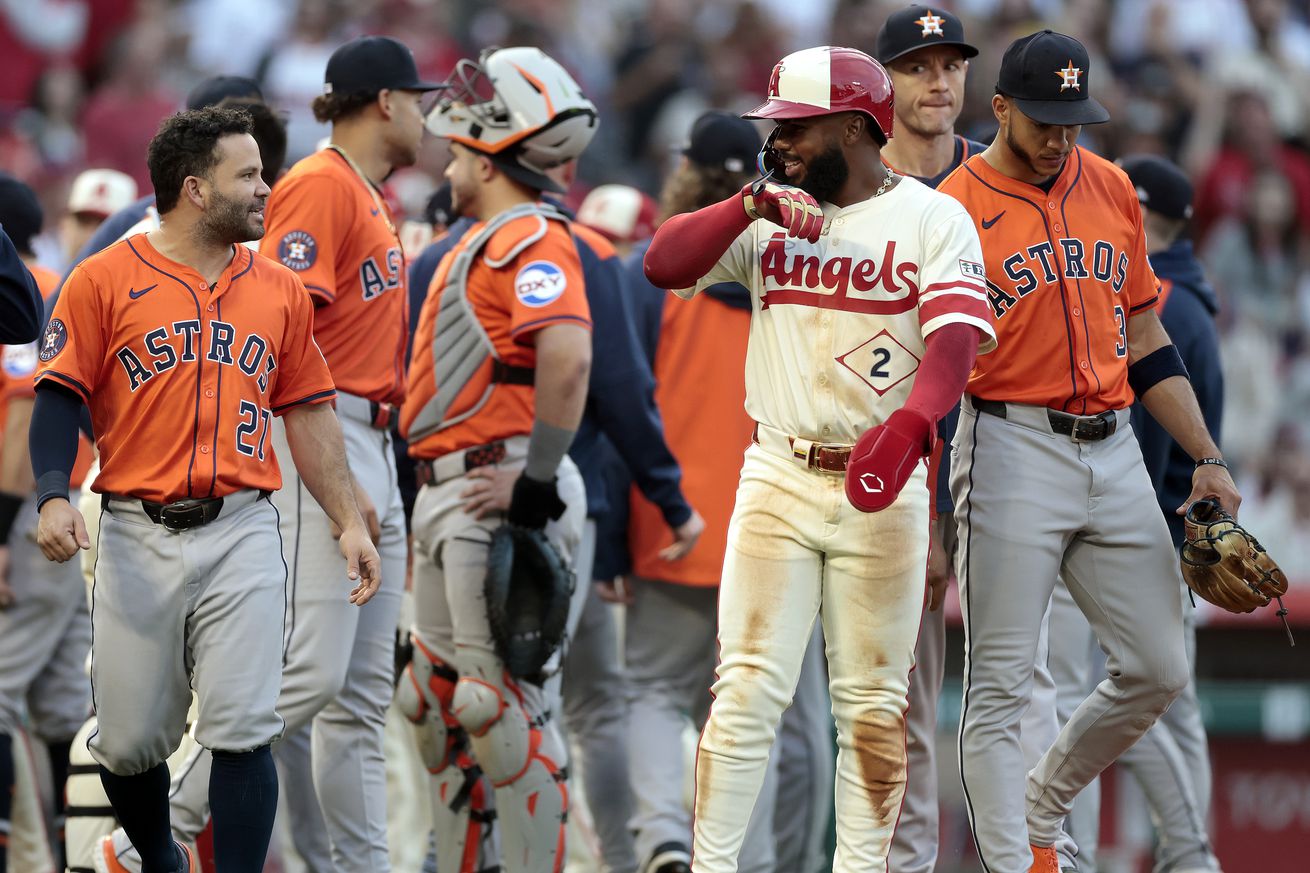Houston Astros v Los Angeles Angels