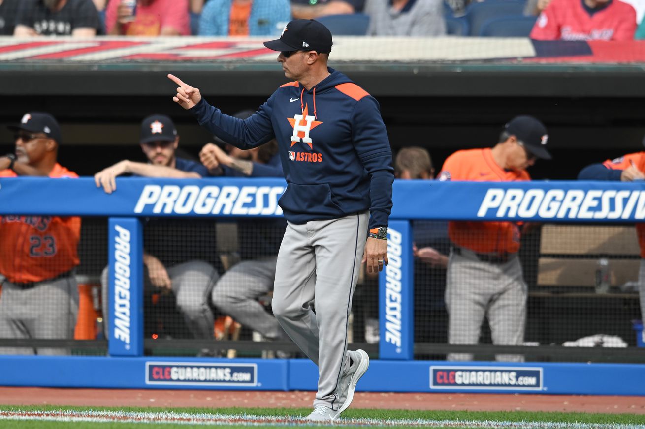 MLB: Houston Astros at Cleveland Guardians
