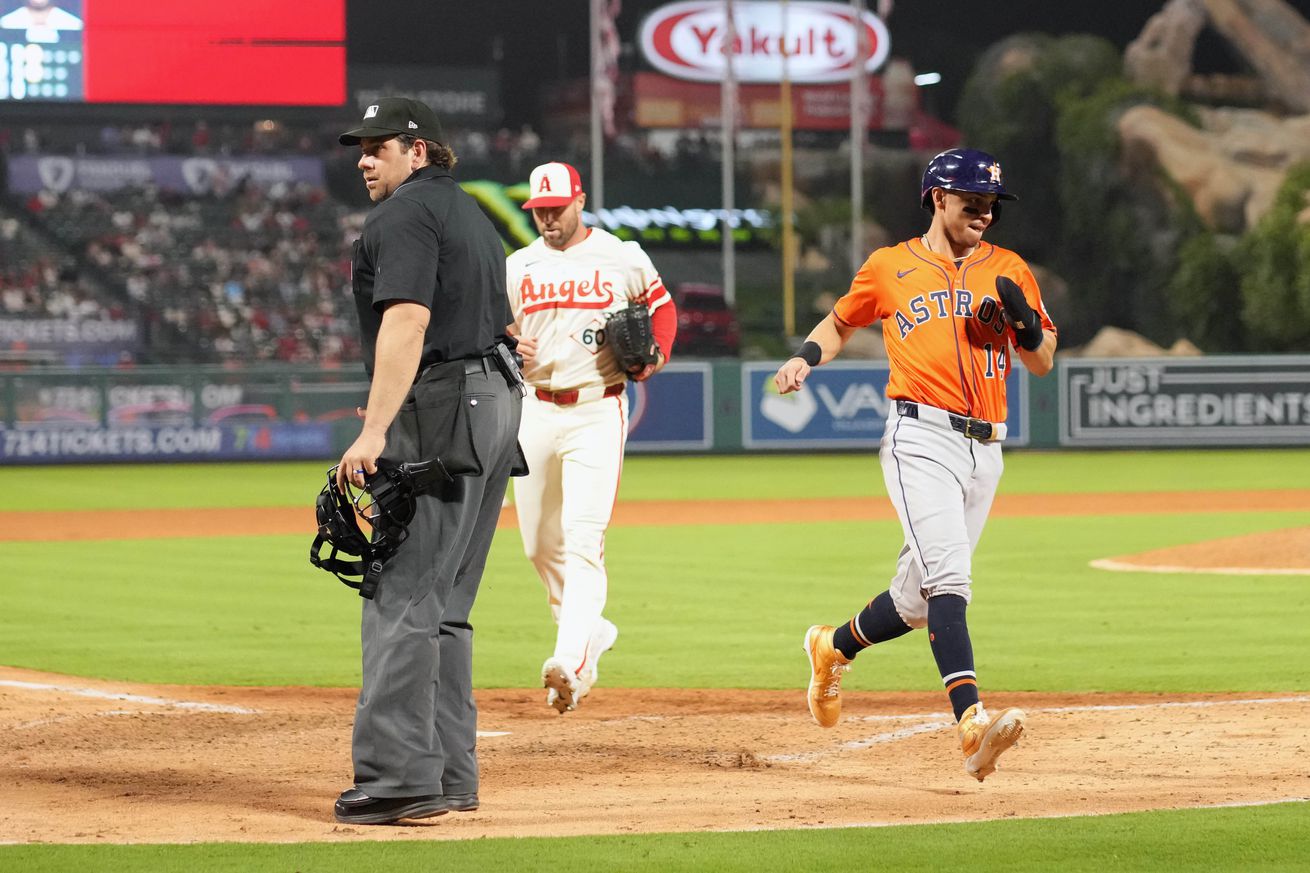 MLB: Houston Astros at Los Angeles Angels