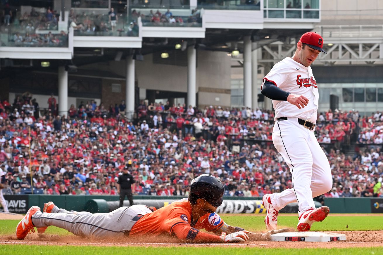 Houston Astros v Cleveland Guardians