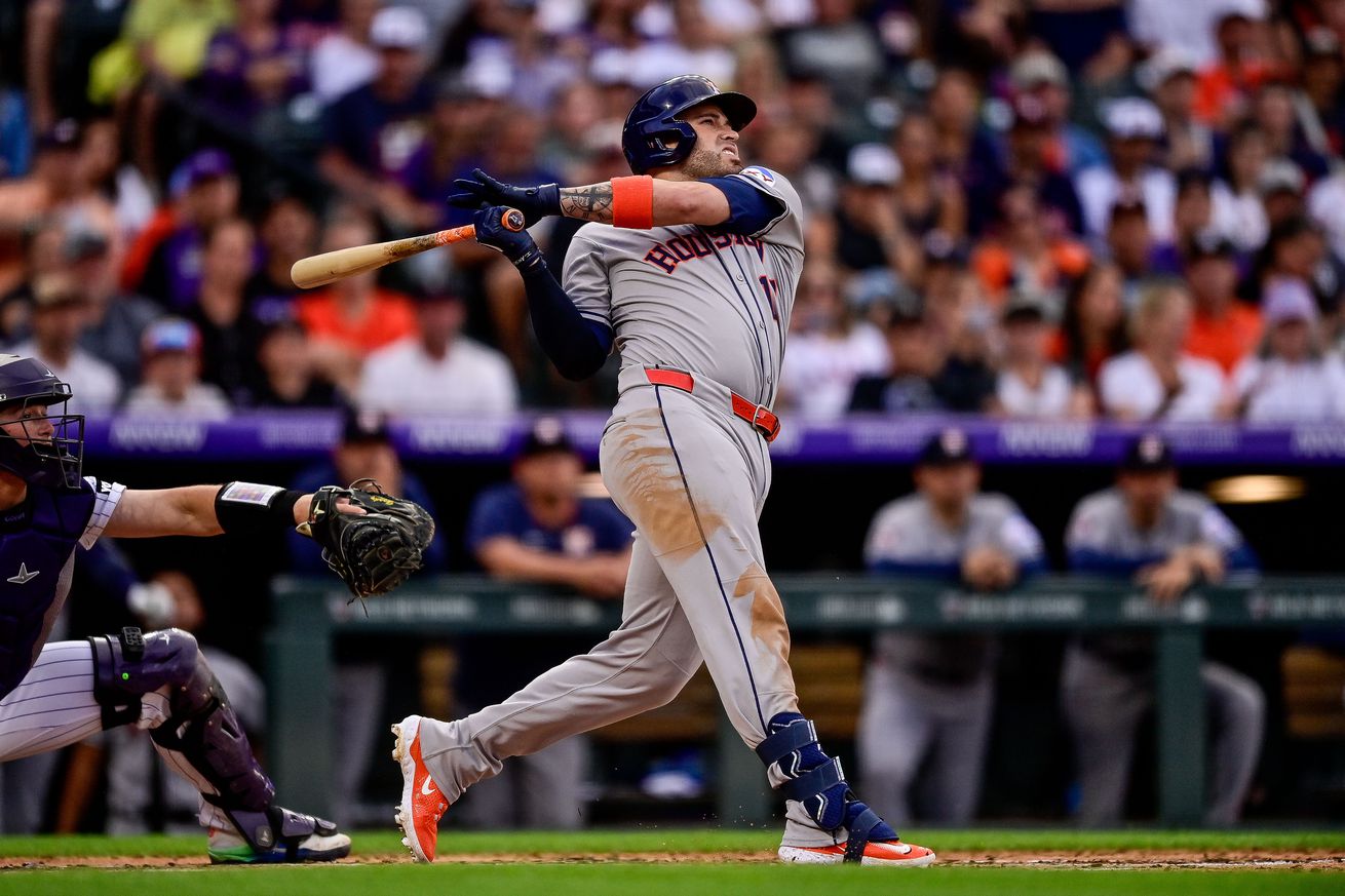 MLB: JUL 01 Astros at Rockies