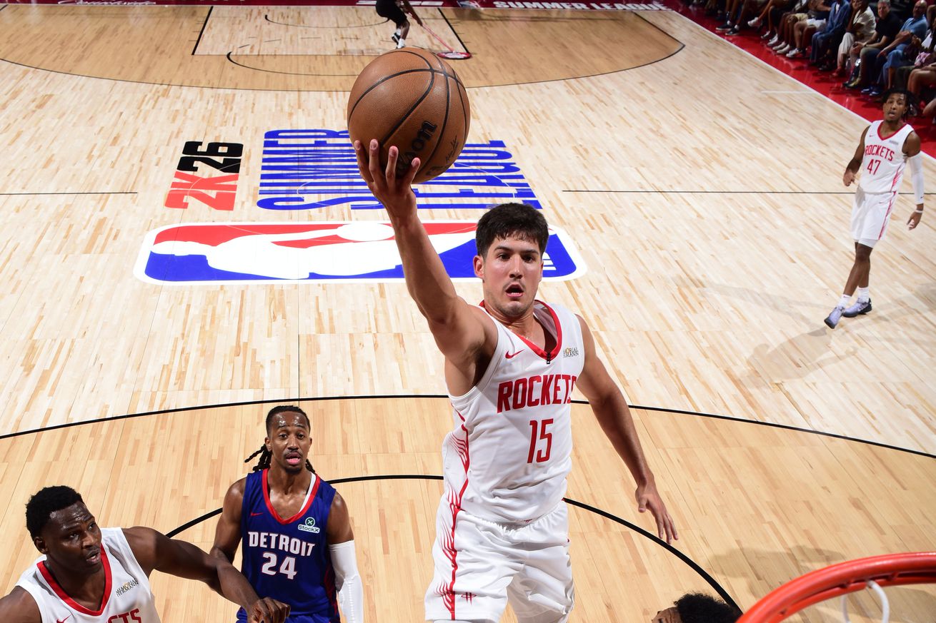 2025 NBA Summer League - Detroit Pistons v Houston Rockets