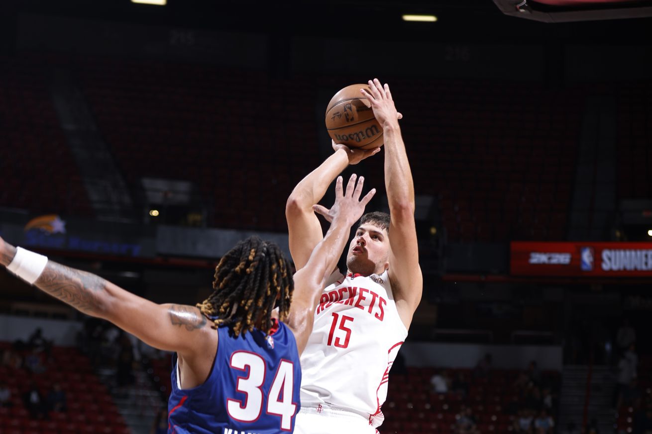2025 NBA Summer League - Detroit Pistons v Houston Rockets