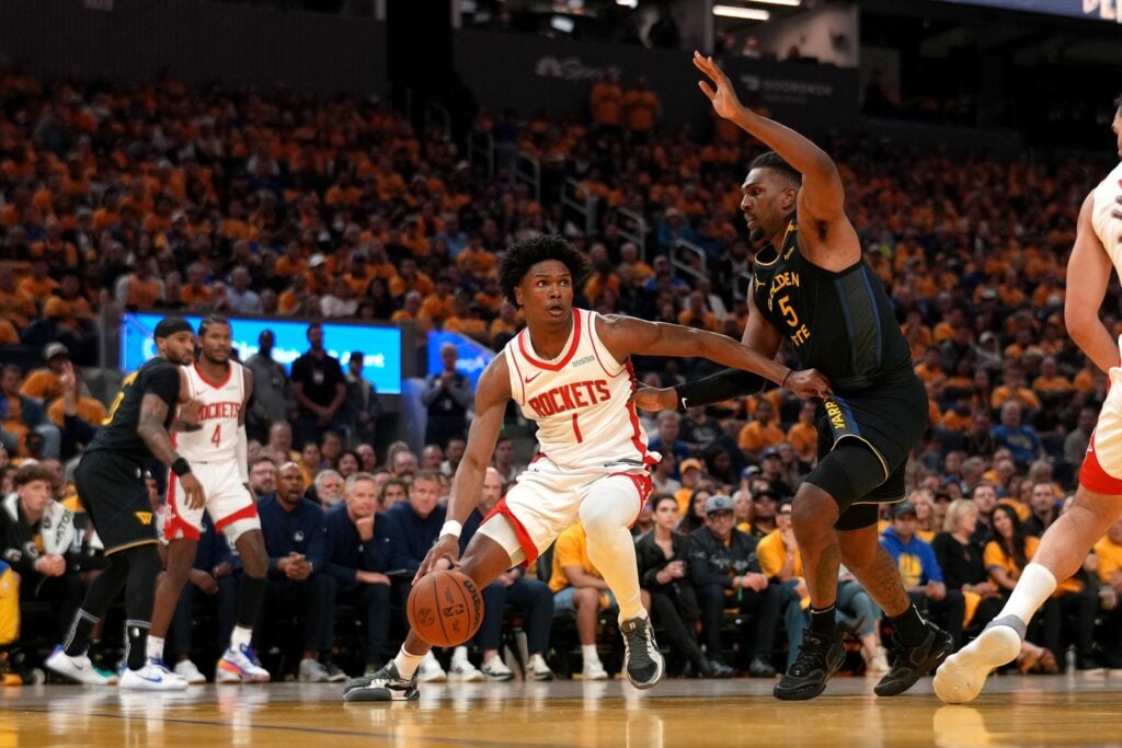 Houston Rockets forward Amen Thompson