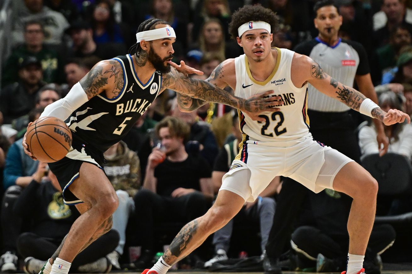 NBA: New Orleans Pelicans at Milwaukee Bucks