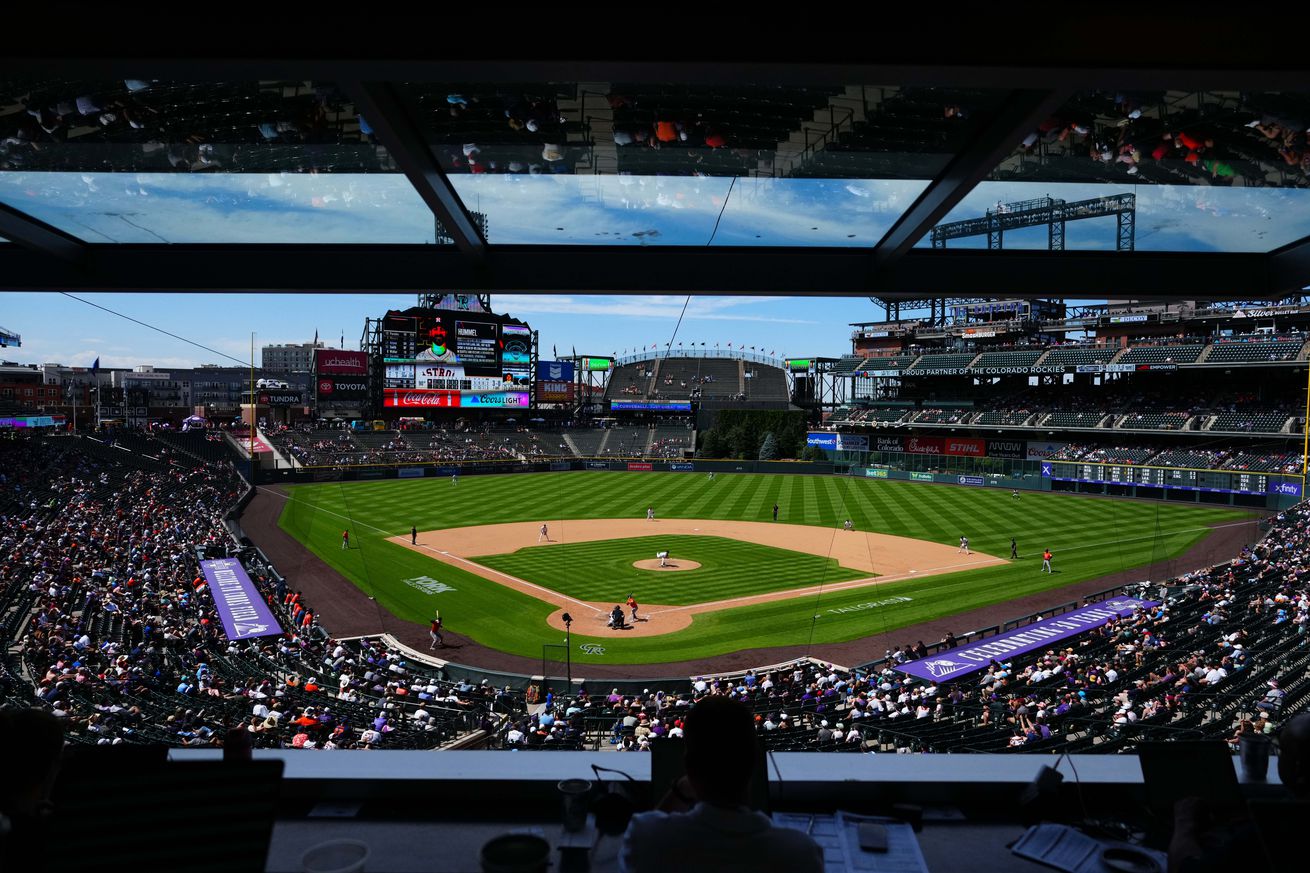 MLB: Houston Astros at Colorado Rockies
