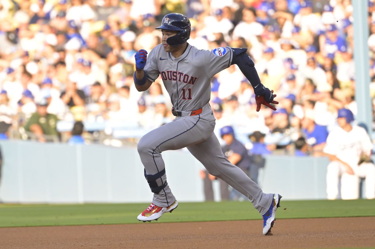 MLB: Houston Astros at Los Angeles Dodgers
