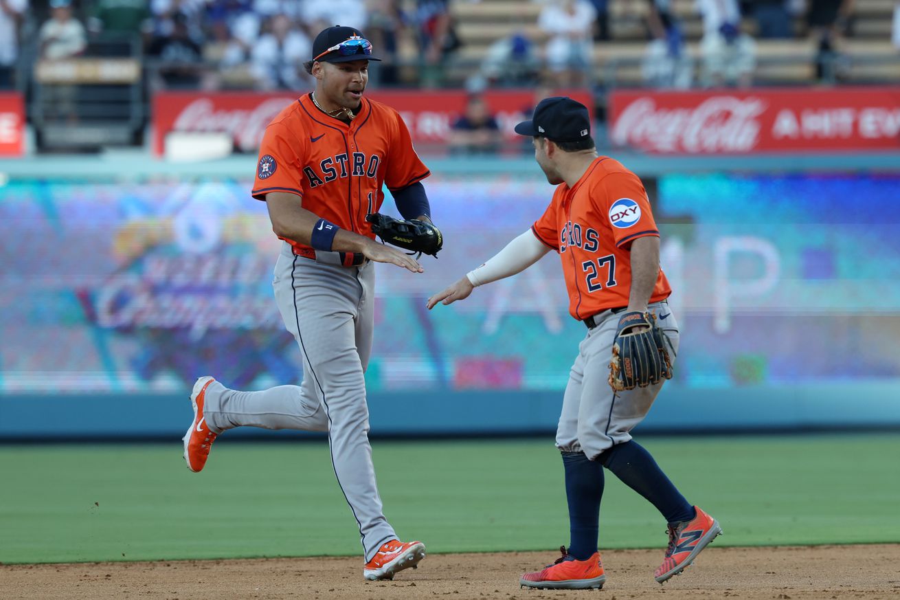 MLB: Houston Astros at Los Angeles Dodgers