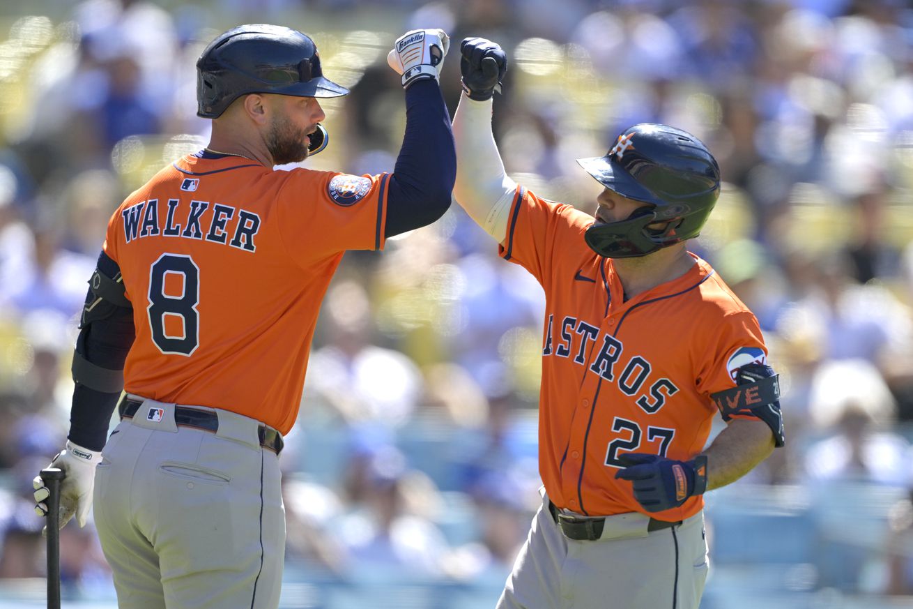 MLB: Houston Astros at Los Angeles Dodgers