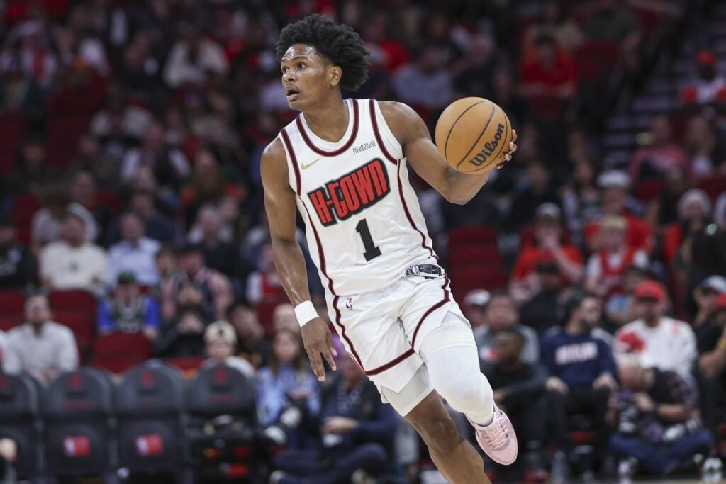 Houston Rockets forward Amen Thompson will be counted on more as Van Vleet misses this season with a torn ACL 