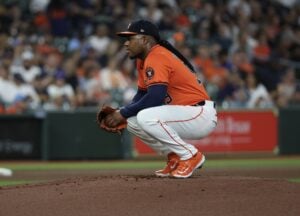 The Astros have yet to approach Framber Valdez about an extension as his free agency looms after this season.